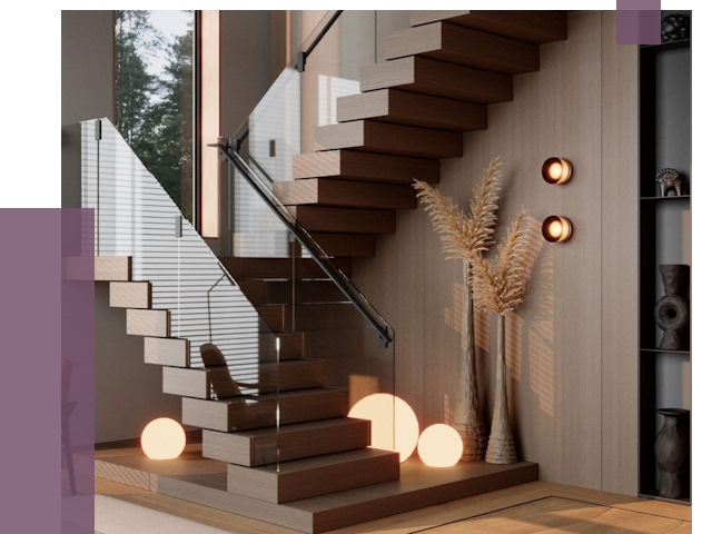 Изготовление и монтаж лестниц в Губахе от 88111 руб. | ПРОЛЁТ-Гбх