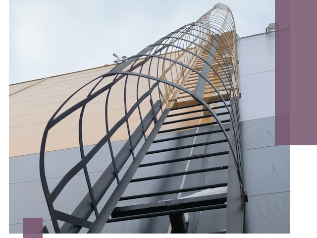 Изготовление и монтаж пожарных лестниц в Губахе профессионально