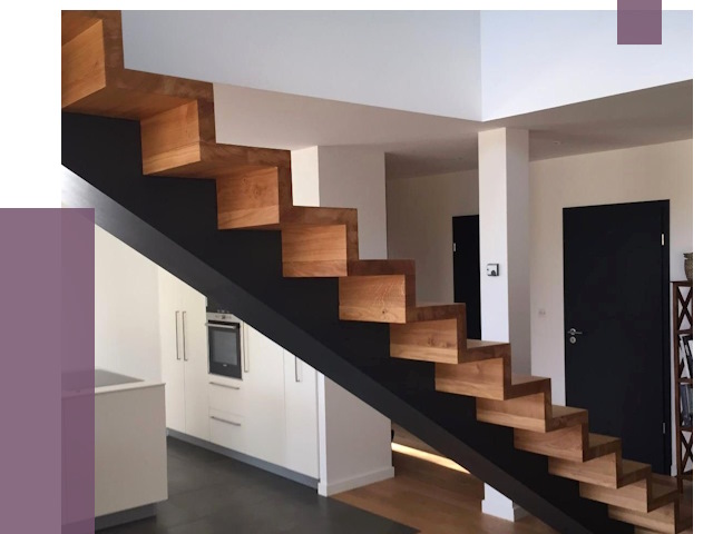 Изготовление деревянных лестниц в Губахе от 88111 руб. | ПРОЛЁТ-Гбх