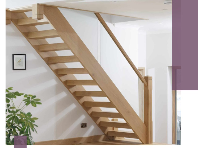 Изготовление деревянных лестниц под ключ в Губахе для дома