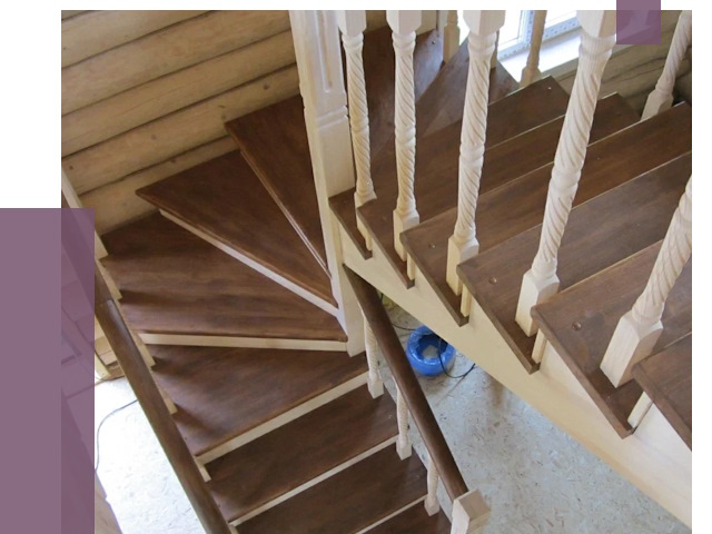 Реставрация деревянных лестниц в Губахе от 4354 руб.