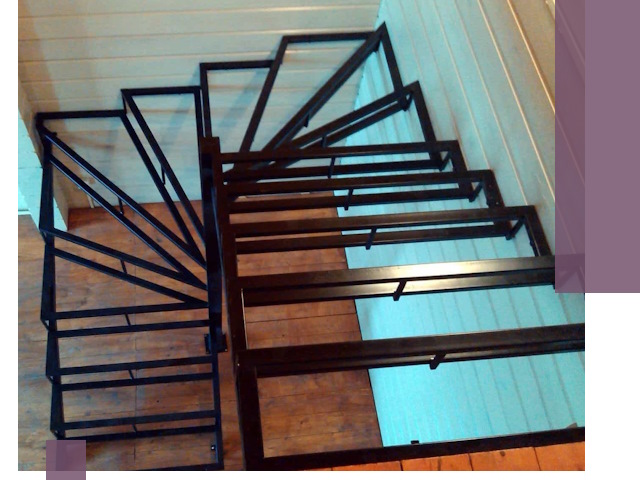 Изготовление металлических лестниц любой сложности в Губахе