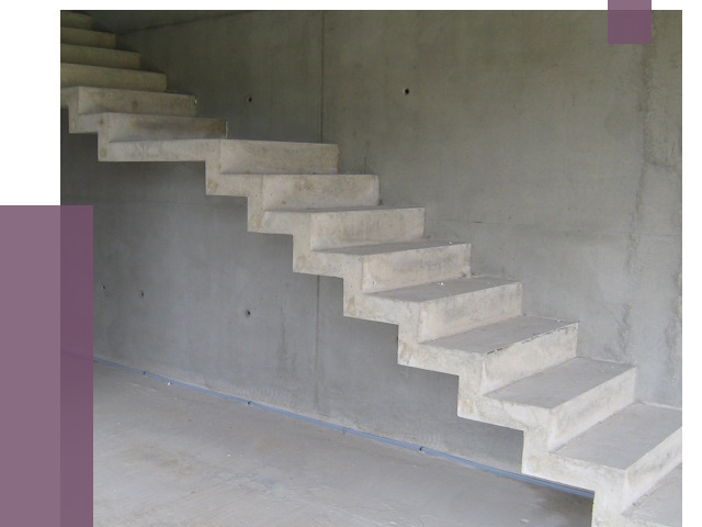 Бетонные лестницы в Губахе от 19177 руб. под ключ | ПРОЛЁТ-Гбх