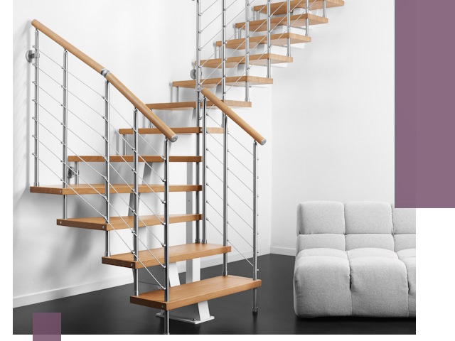 Модульные лестницы под ключ в Губахе — монтаж и изготовление