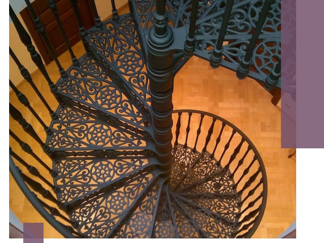 Винтовые лестницы под ключ в Губахе: производство и монтаж