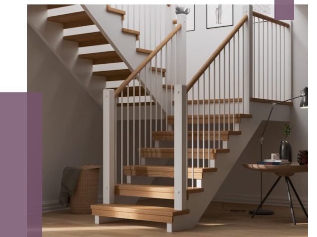 Маршевые лестницы в Губахе от 38613 руб. — монтаж | ПРОЛЁТ-Гбх