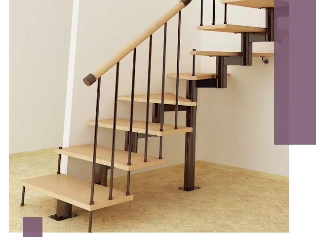 Монтаж лестниц на больцах в Губахе — быстро и надежно