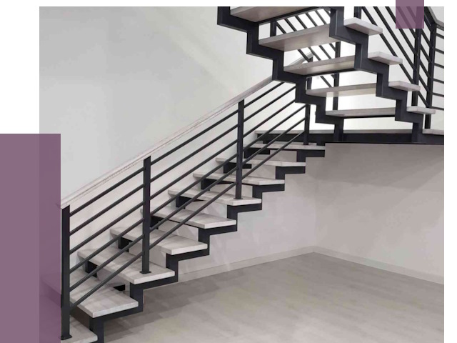 Лестницы на металлокаркасе под ключ в Губахе от 12958 руб. | ПРОЛЁТ-Гбх