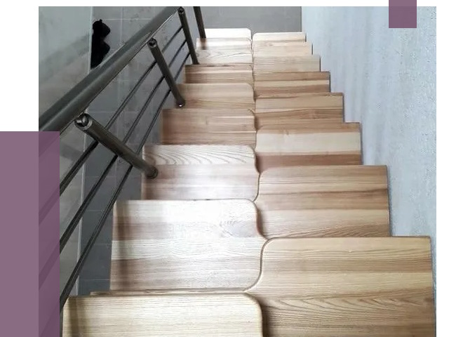 Лестницы гусиный шаг в Губахе от 13217 руб. под ключ | ПРОЛЁТ-Гбх