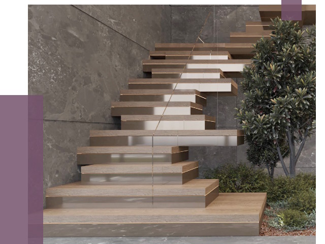 Современные лестницы в Губахе от 13994 руб. | ПРОЛЁТ-Гбх