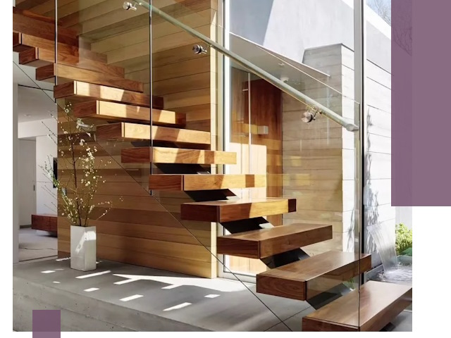 Современные лестницы на заказ в Губахе — изготовление и монтаж