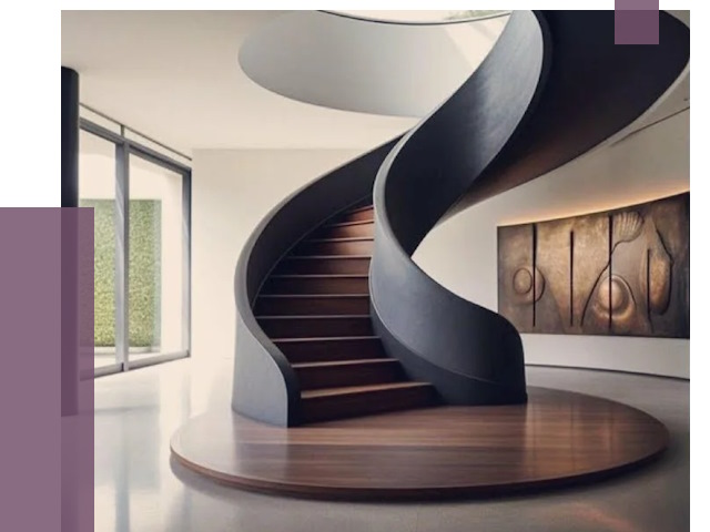 Элитные лестницы под заказ в Губахе от 191771 руб. — ПРОЛЁТ-Гбх