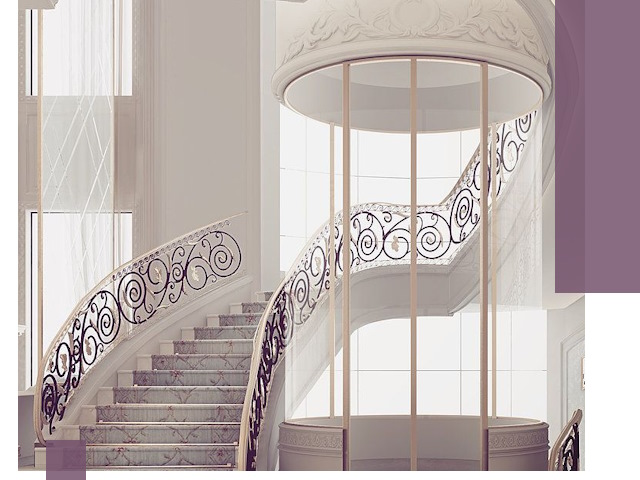 Элитные лестницы на заказ высокого класса в Губахе