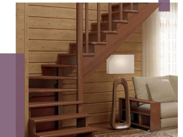 Лестницы эконом класса в Губахе от 18503 руб. бюджетные решения