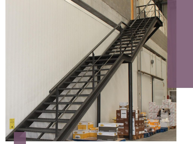 Лестницы для производства в Губахе — изготовление и монтаж