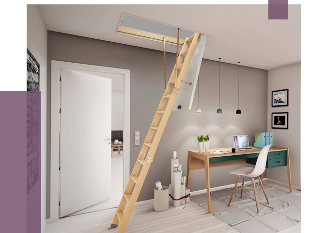 Чердачные лестницы в Губахе — от 14772 руб. | ПРОЛЁТ-Гбх