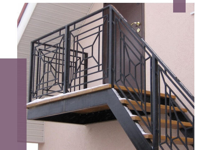 Металлические перила в Губахе от 4354 руб.  | ПРОЛЁТ-Гбх