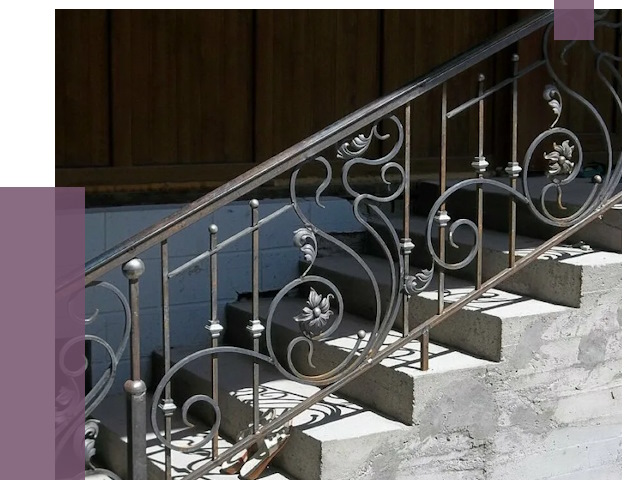 Кованые перила в Губахе от 8811 руб. под ключ — качество от ПРОЛЁТ-Гбх
