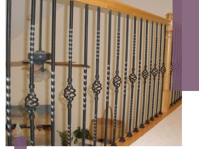Изготовление и монтаж кованных перил в Губахе под ключ