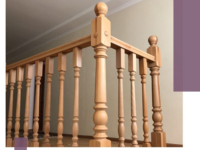 Деревянные перила на заказ в Губахе: монтаж и изготовление