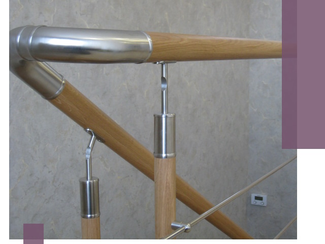 Комбинированные перила на заказ в Губахе — монтаж и производство