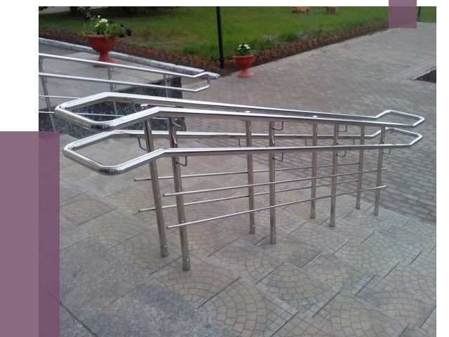 Перила для инвалидов в Губахе от 7692 руб. под ключ | ПРОЛЁТ-Гбх