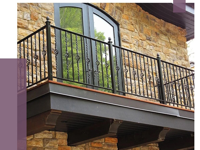 Балконные ограждения в Губахе от 8137 руб. — купить | ПРОЛЁТ-Гбх