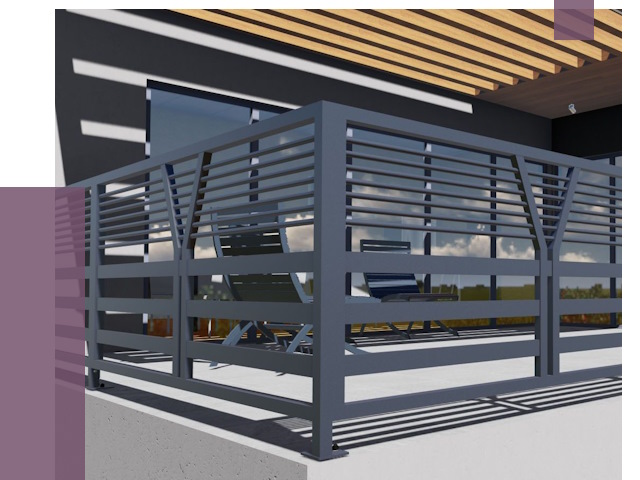 Изготовление балконных ограждений в Губахе от 10884 руб. | ПРОЛЁТ-Гбх