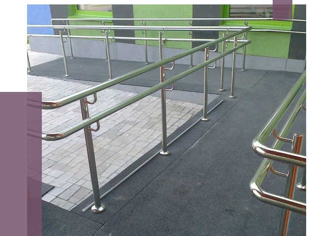 Ограждения пандусов в Губахе от 4406 руб. монтаж | ПРОЛЁТ-Гбх