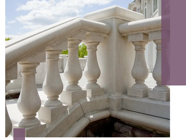 Балюстрады из металла и камня под ключ в Губахе