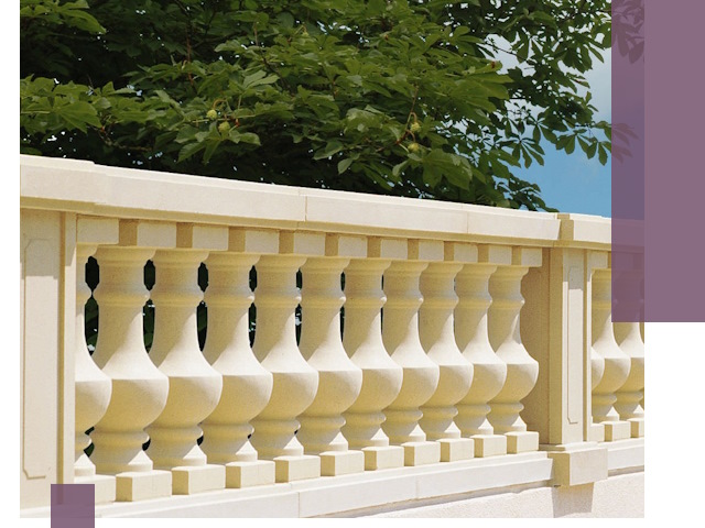 Установка балюстрады в Губахе: изготовление и монтаж под ключ