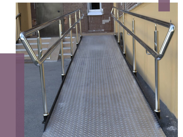 Пандусы в Губахе от 12439 руб. — установка для инвалидов | ПРОЛЁТ-Гбх