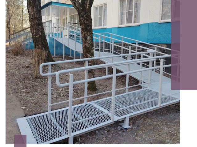 Пандусы под ключ в Губахе: изготовление, монтаж и демонтаж