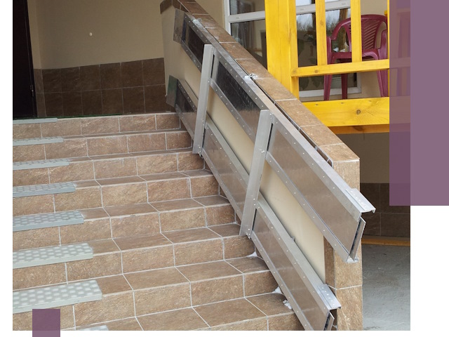 Откидные пандусы под ключ в Губахе — монтаж и демонтаж