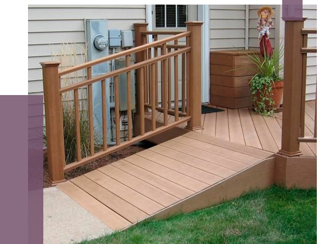 Пандус на крыльцо в Губахе под ключ от 7878 руб. 