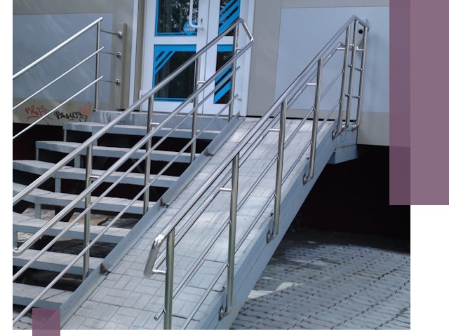 Пандус на крыльцо под ключ в Губахе: монтаж и изготовление