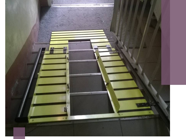 Профессиональный монтаж пандуса в подъезд в Губахе