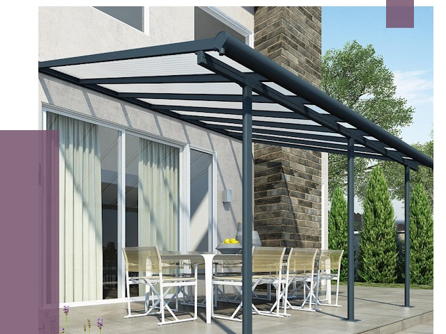 Навесы пристенные в Губахе от 9226 руб. — монтаж и установка | ПРОЛЁТ-Гбх