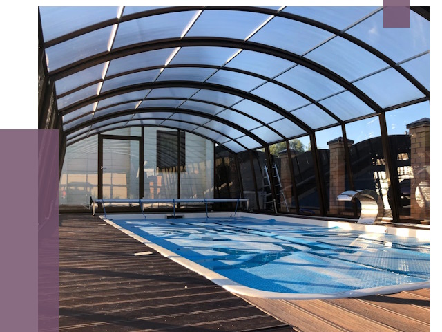 Навесы для бассейна в Губахе от 17000 руб. под ключ | ПРОЛЁТ-Гбх