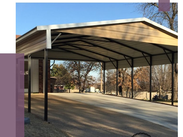 Двускатные навесы в Губахе от 8137 руб.  | ПРОЛЁТ-Гбх