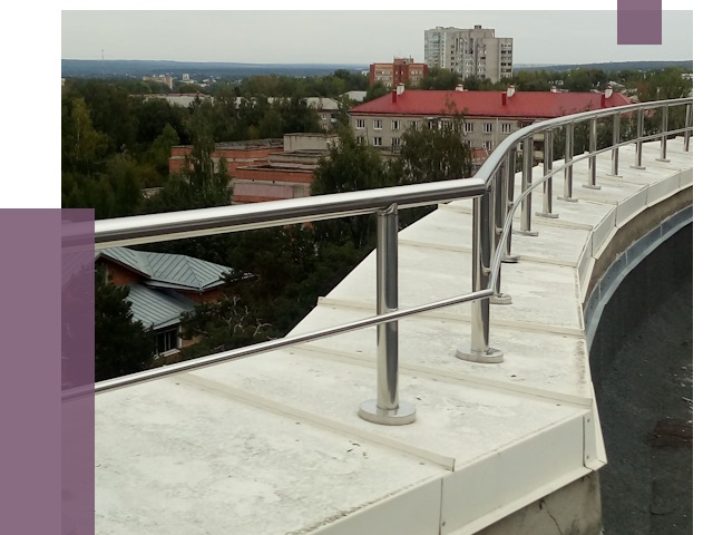 Парапеты и ограждения кровли в Губахе от 5028 руб. 