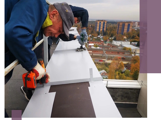 Монтаж парапетов в Губахе — установка прочных металлических ограждений