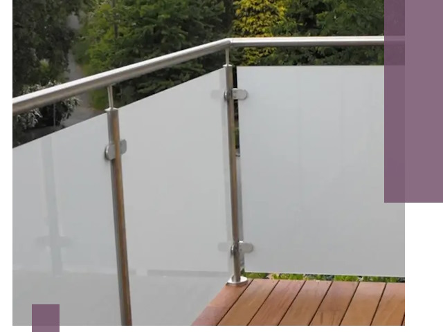 Алюминиевые парапеты для балконов и террас в Губахе