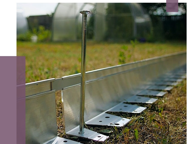 Металлические бордюры для газона в Губахе от 4354 руб. | ПРОЛЁТ-Гбх