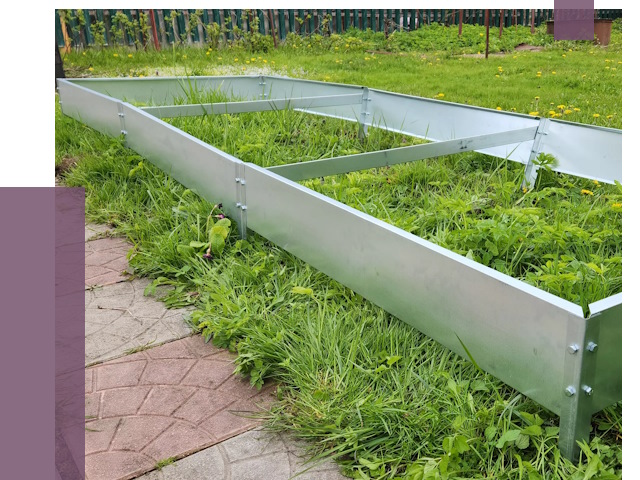 Металлические бордюры для грядок в Губахе от 1814 руб.