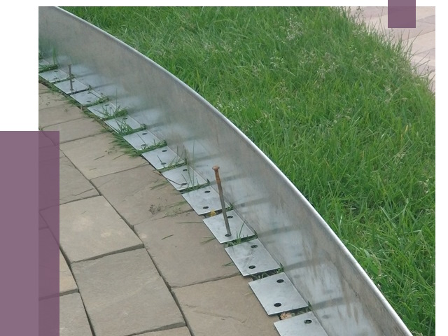 Металлические бордюры для тротуаров в Губахе от 8811 руб.