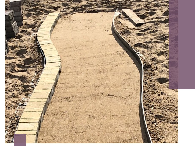 Металлические бордюры для тротуаров в Губахе — прочные и долговечные