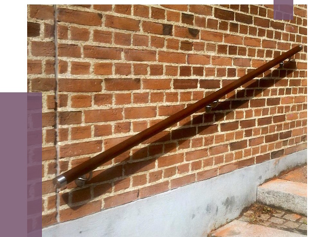 Изготовление пристенных поручней в Губахе от 4509 руб. — ПРОЛЁТ-Гбх