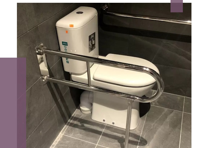 Поручни для санузлов в Губахе от 4354 руб.  | ПРОЛЁТ-Гбх