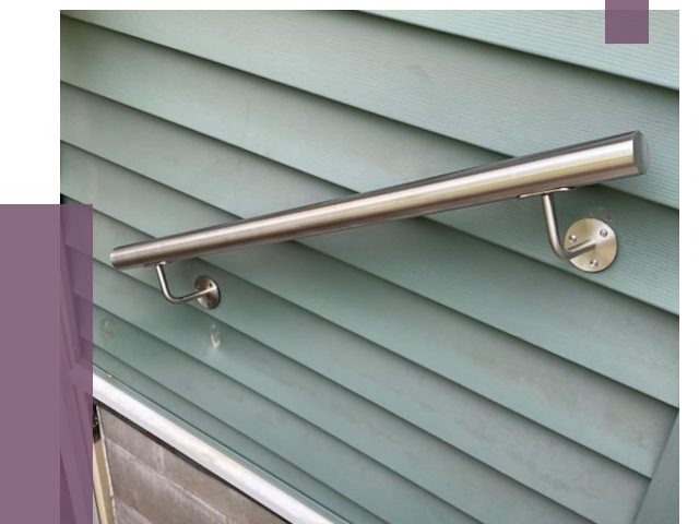 Поручни из нержавеющей стали в Губахе от 7775 руб.  | ПРОЛЁТ-Гбх